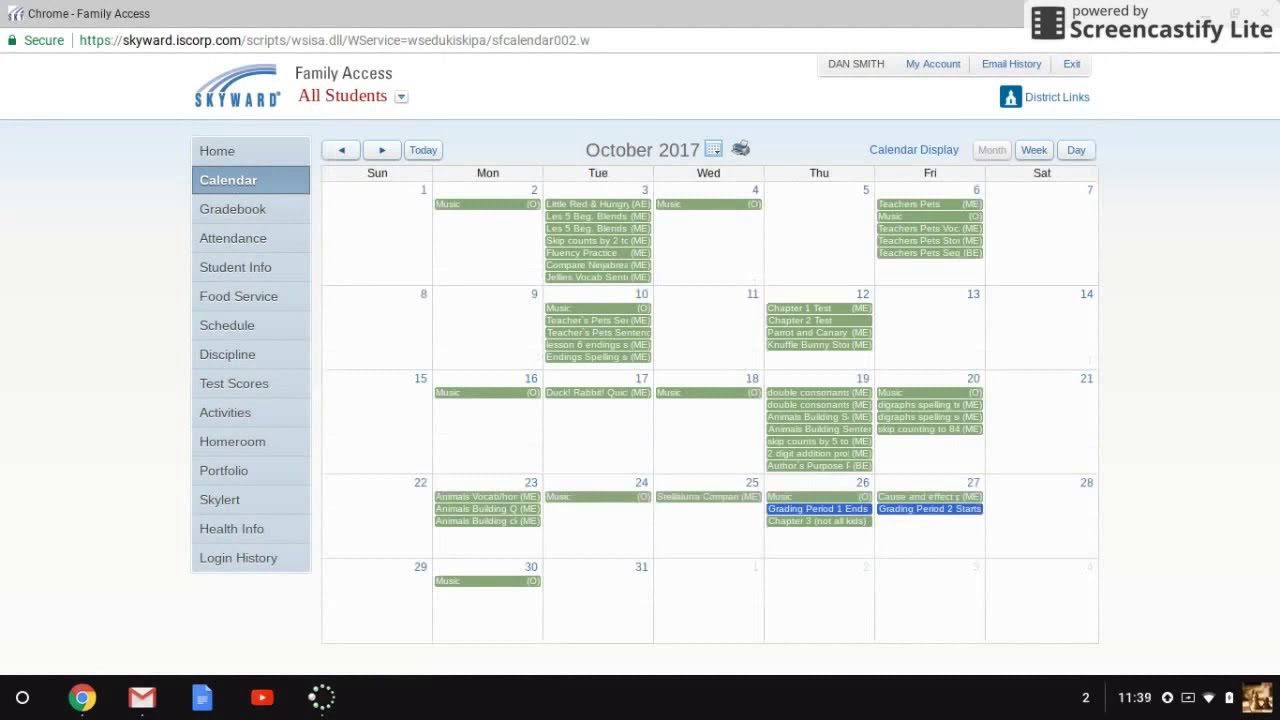 Skyward Parent Information YouTube