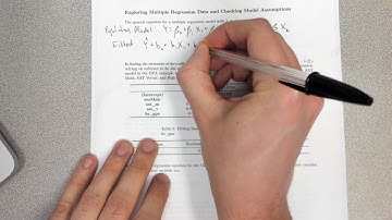 STAT 113: Multiple Regression Introduction