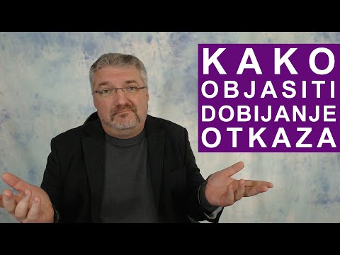 Video: Kako Pronaći Posao Ako Ste Dobili Otkaz