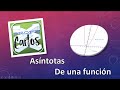 Asintotas Analisis y demostracion grafica