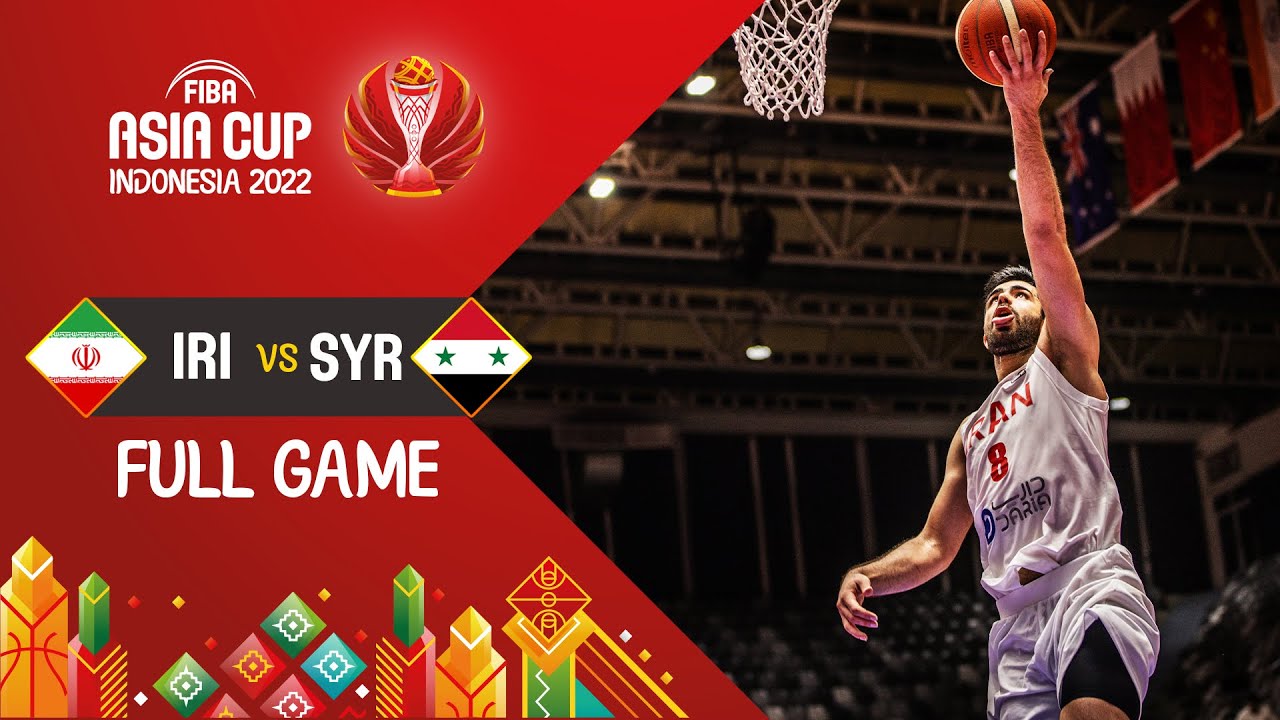 Iran 🇮🇷 - Syria 🇸🇾 Basketball Full Game - #FIBAASIACUP 2022