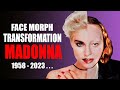 Madonna   transformation face morph evolution 1958  2023
