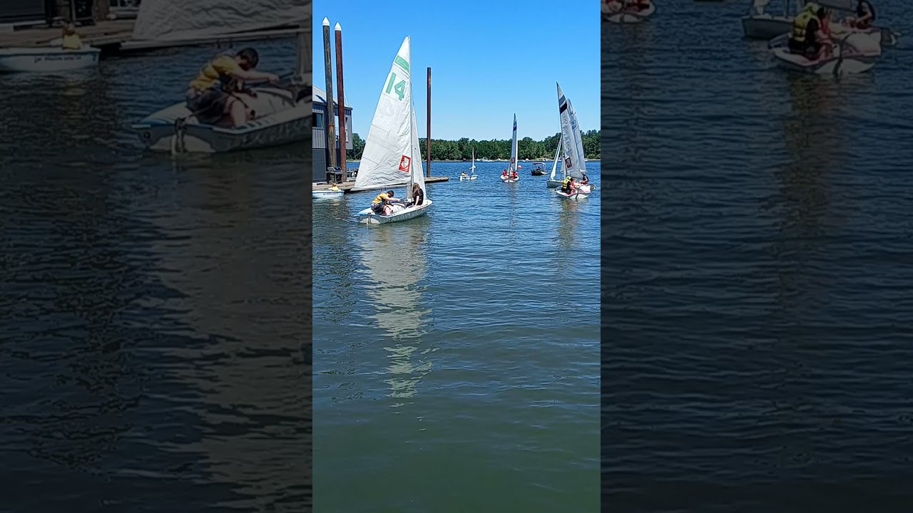 Learning to sail at Willamette Sailing Club in Portland Oregon 2021
