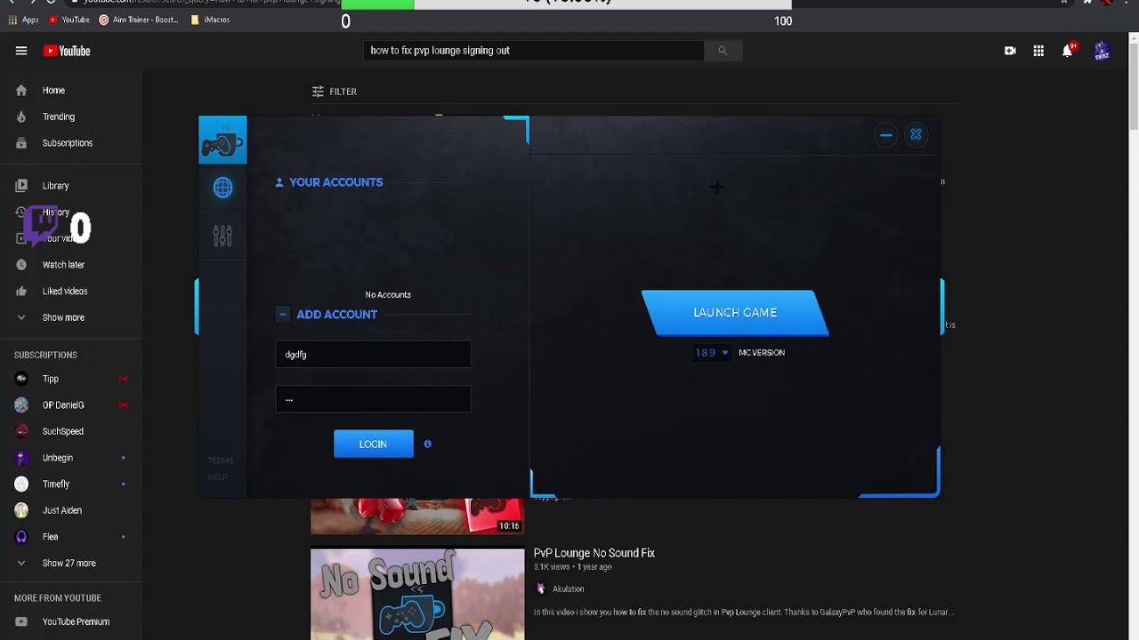 How Do You Fix PvP Lounge Signing you Out After Every Time You Open/Close The Launcher