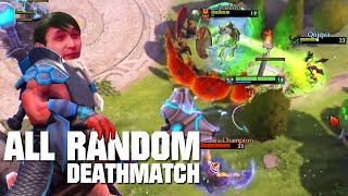 ALL RANDOM DEATHMATCH WITH STREAMERS (Dota 2 Charity Show Match)