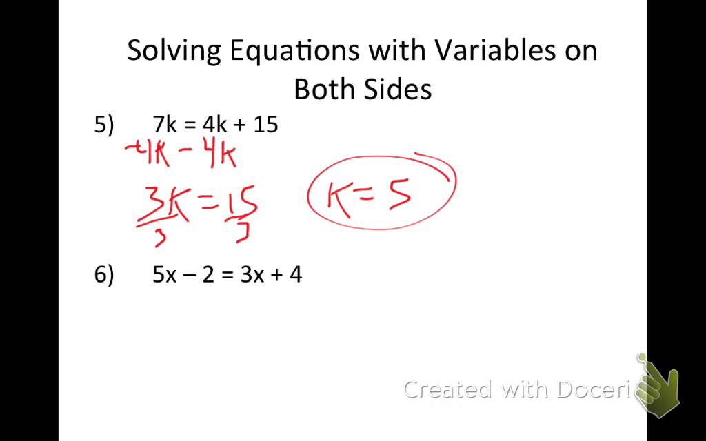 Section 2.1 (Solving Linear Equations and Inequalities) - YouTube