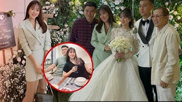 Lê Phương tình tứ bên chồng trẻ tại đám cưới Ngọc Thuận, "lên đồ" tinh tế , không hề át vía cô dâu