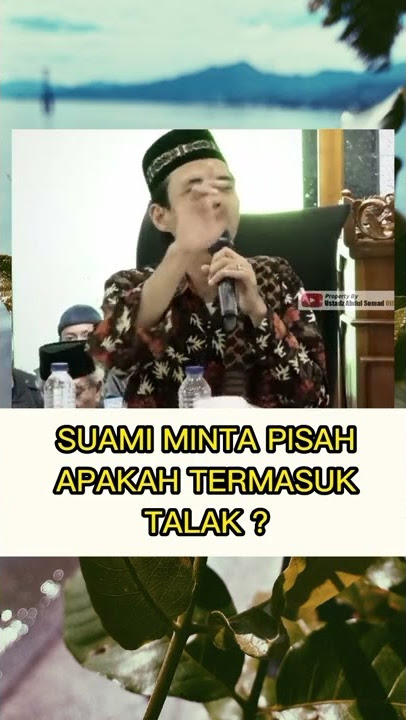 SUAMI MINTA PISAH APAKAH TERMASUK TALAK ?