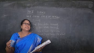 VI STD - Science 01 - Living world of animals