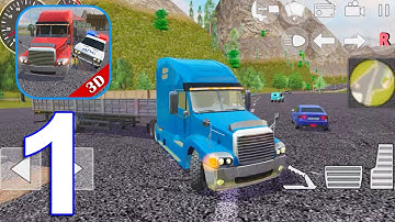 Hard Truck Driver Simulator 3D Gameplay Walkthrough Part 1 (IOS/Android)