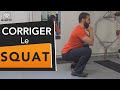 Squat : Corriger les problèmes de position et de technique, dos, bassin, genoux, amplitude, cheville