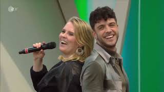 Not Everyone&#39;s Darling: Patricia Kelly &amp; Luca Haenni in ZDF Fernsehgarten 07. 05.23