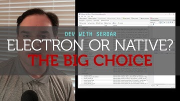 How to build a native desktop app vs. a web UI app