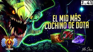 ASÍ CARREAS CUANDO TU CARRY VA 1/7 | GUÌA EN 14K MMR #dota2