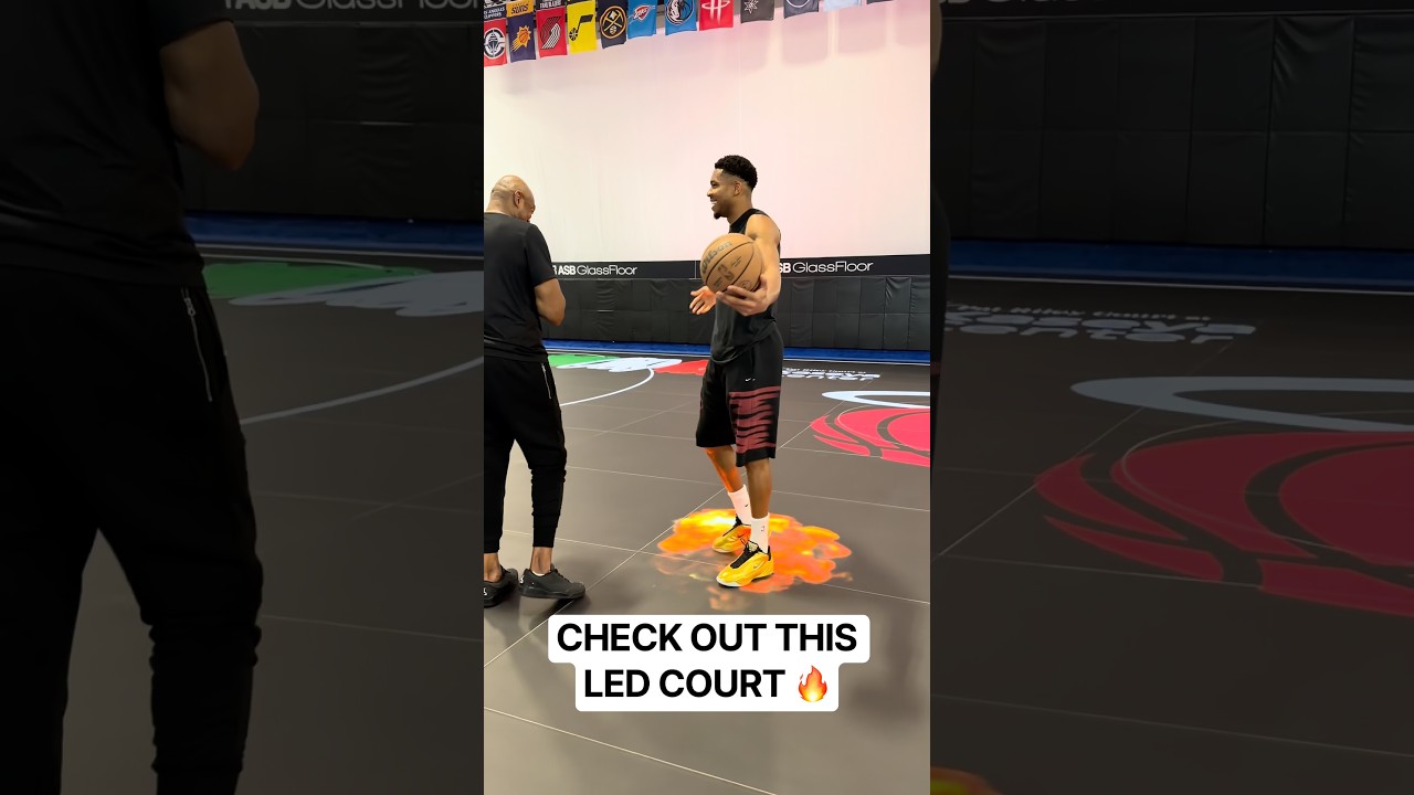 This LED basketball court is unreal π€―