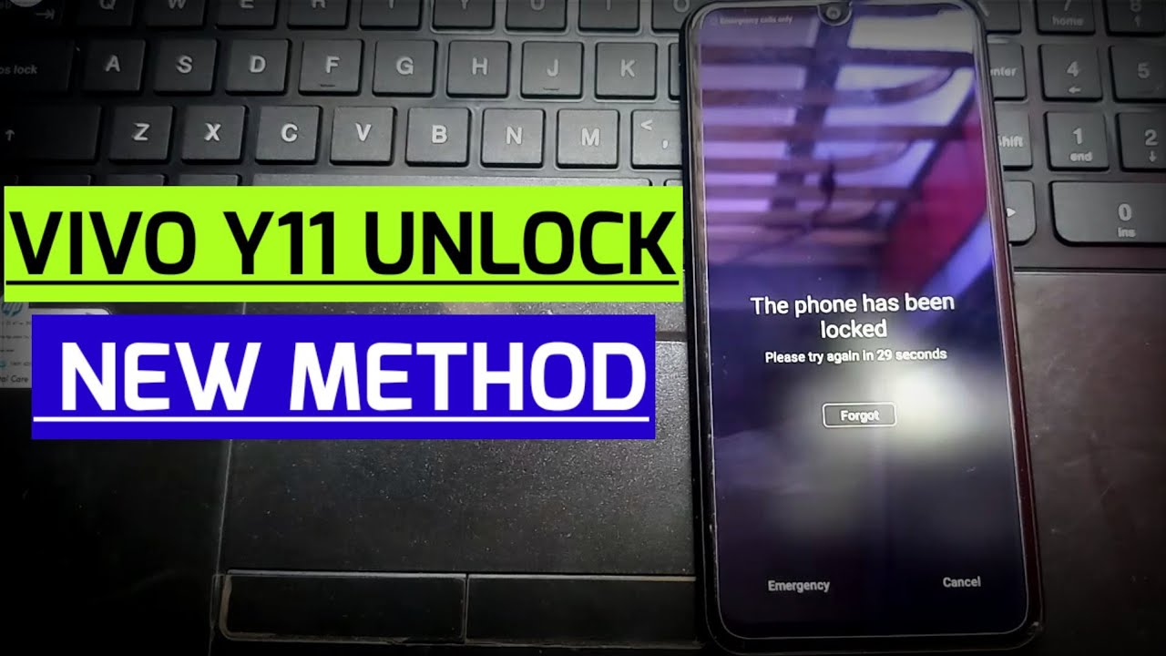 Vivo Y11 (1906) V11 pro / Unlock Pin,Password,FRP,Pattern Lock Remove