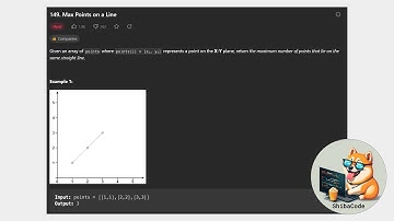Leetcode 149 |  Max Points on a Line | Under 3 minutes