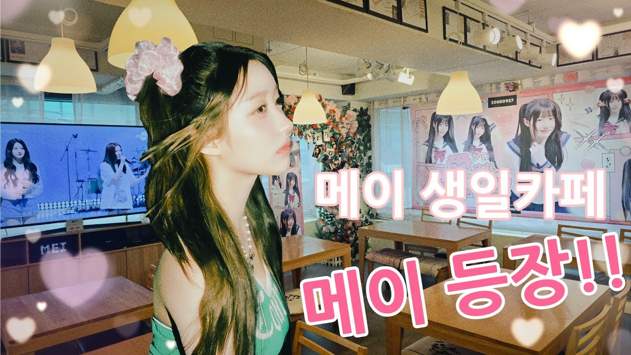 세이마이네임 메이가 생일카페에 등장!!