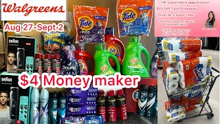 Walgreens Couponing Aug 27-Sept 02|| 1.74 detergent double RR, cheap Braun shaver || $4 Money maker