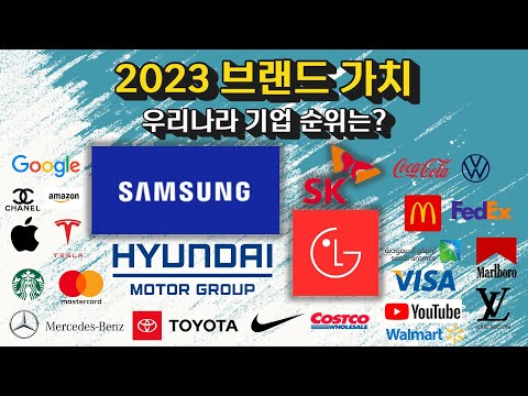   2023 브랜드 가치 순위 삼성 현대자동차 SK LG