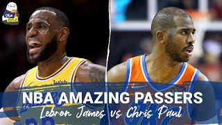 GREATEST ASSISTS OF ALL TIME | Lebron James vs Chris Paul
