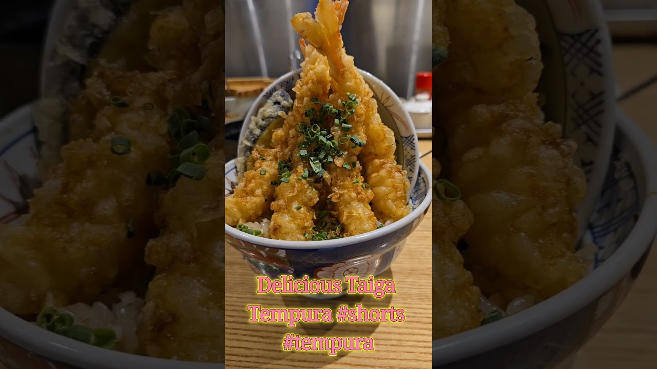 Delicious Taiga Tempura. A dish to try while in Busan. # 