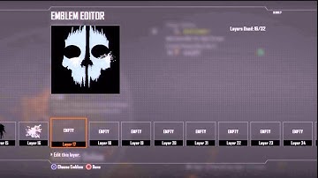 Black Ops 2 Emblem Tutorial: Call of Duty: Ghosts Logo