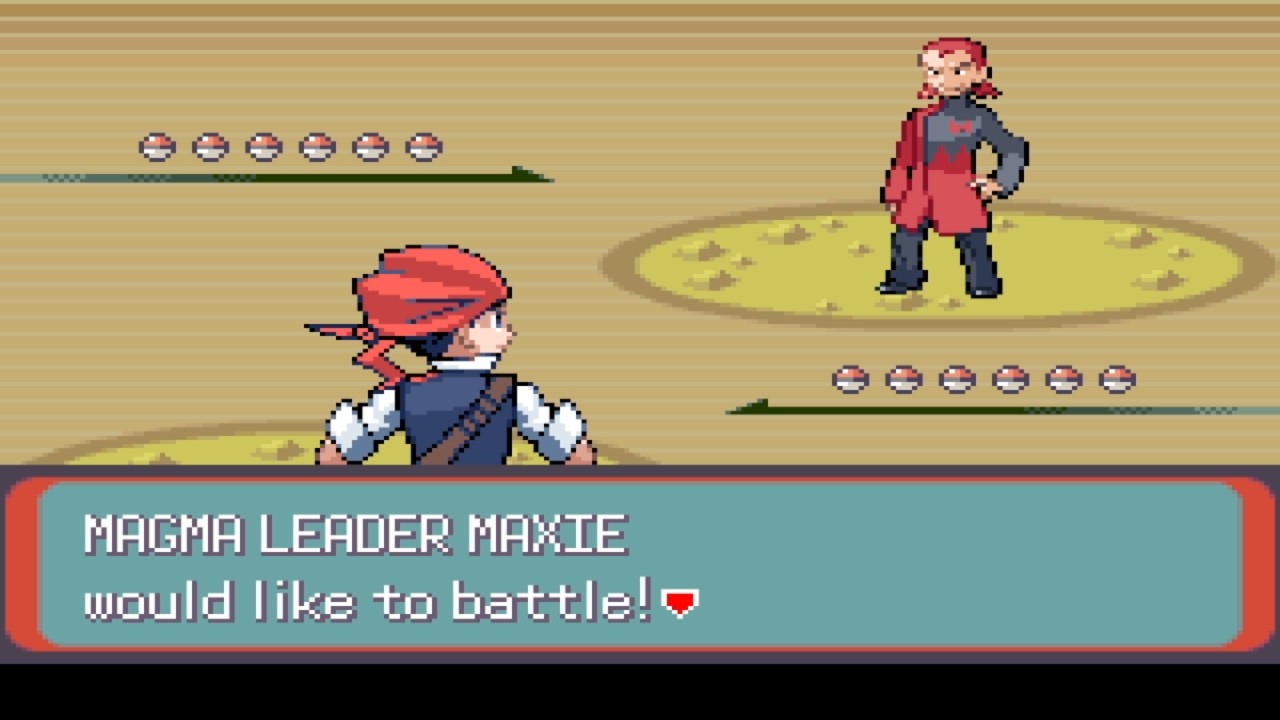 Pokemon Blackpearl Emerald * Magma Leader Maxie * Magma Hideout