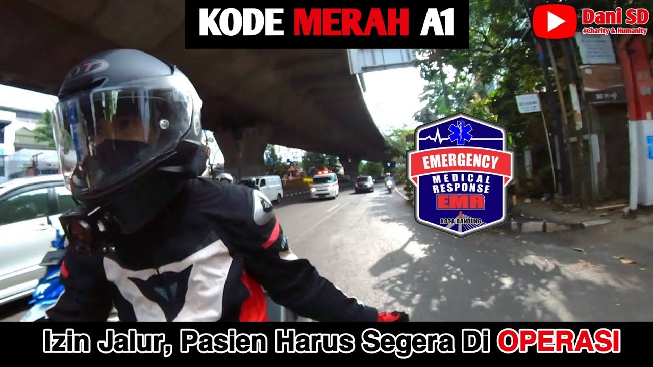 PASIEN KODE MERAH A1, Menuju IGD Rumah Sakit Hasan Sadikin.!!!
