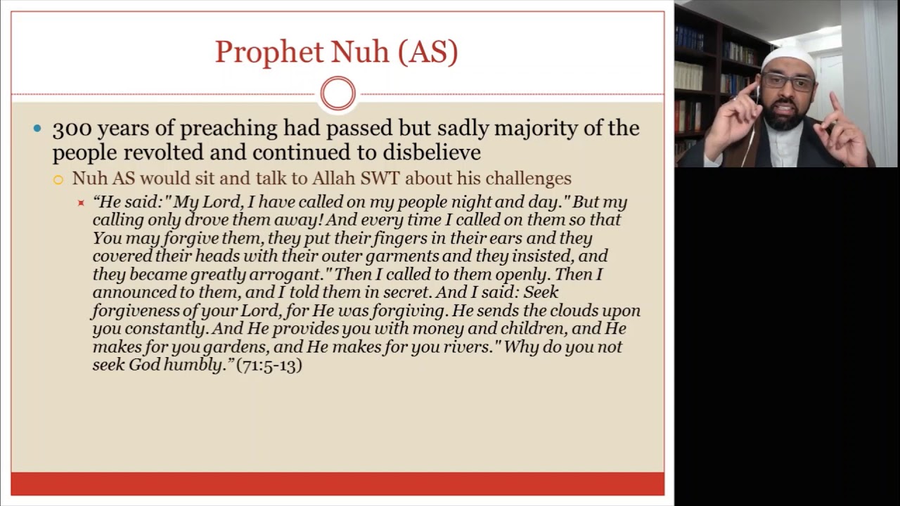 [3/6] The Story of Prophet Nuh (as) - Sheikh Jaffer H. Jaffer - 3rd ...