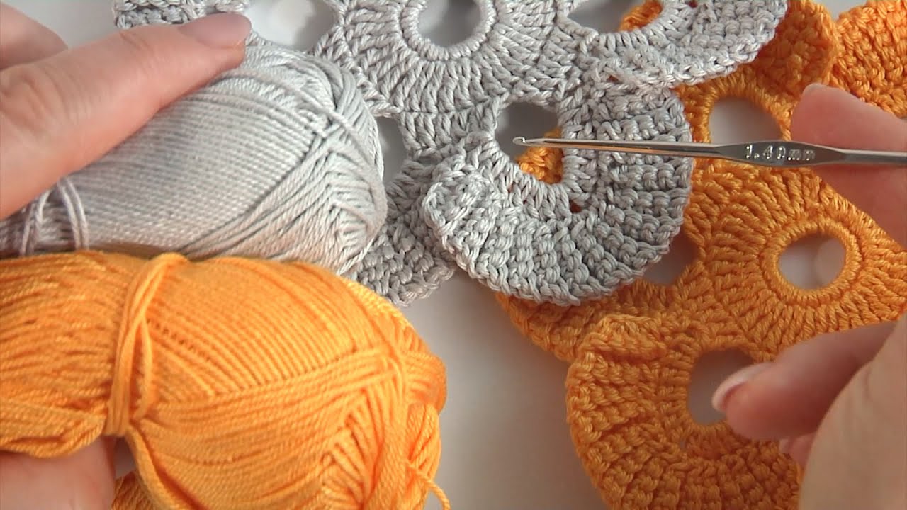 Nice Crochet! Unusual and Magic Crochet FLOWER /Flower or Doily/Author's Crochet Design