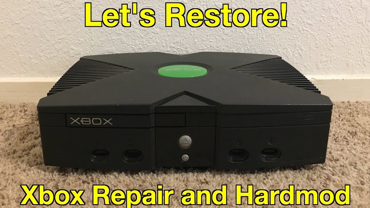 Let's Restore Quieting a loud Xbox, modding it, and installing a