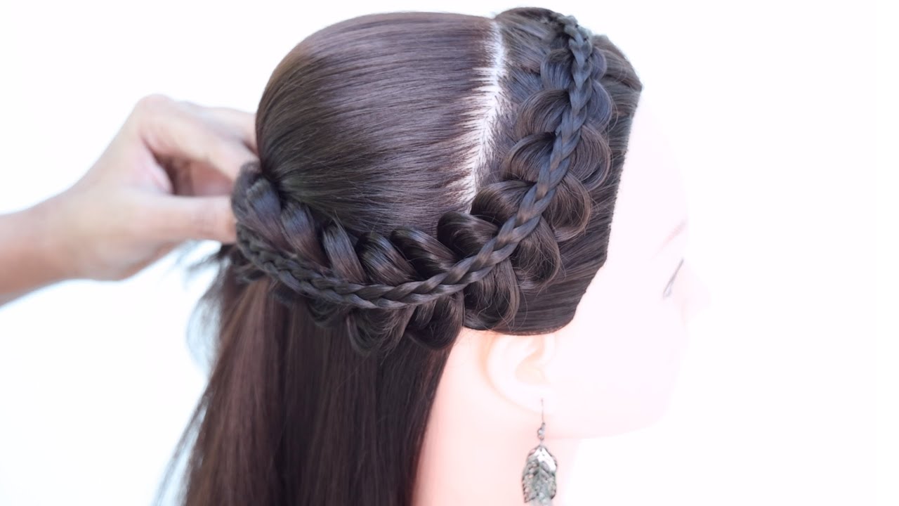 4 fancy hairstyle for outgoing | front hairstyle | hair style girl | cute hairstyle | hairstyle