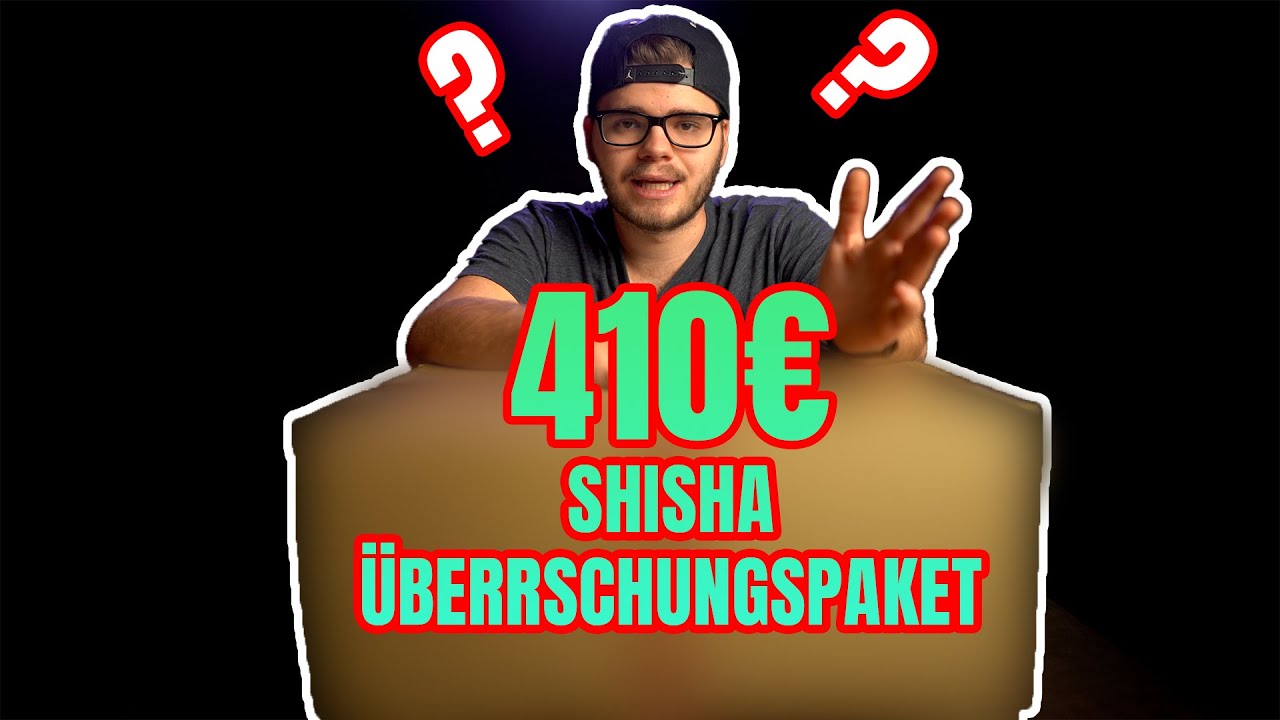 410€ Elwano Shisha Überraschungspaket | Köpfe, Accessoires, Shisha