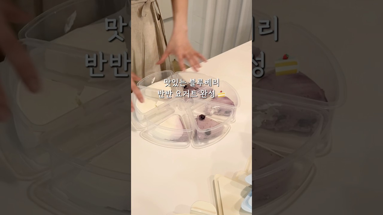 블루베리 반반 그릭요거트