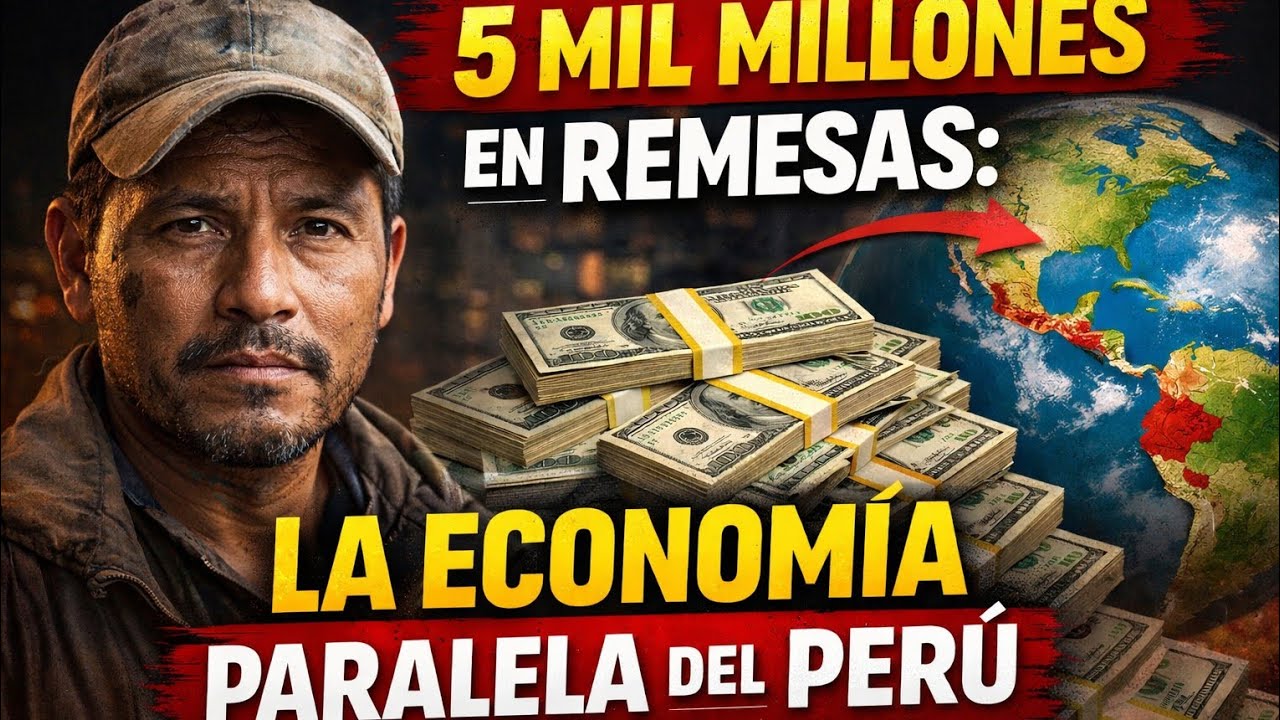 5 mil millones en remesas: la economía paralela del Perú