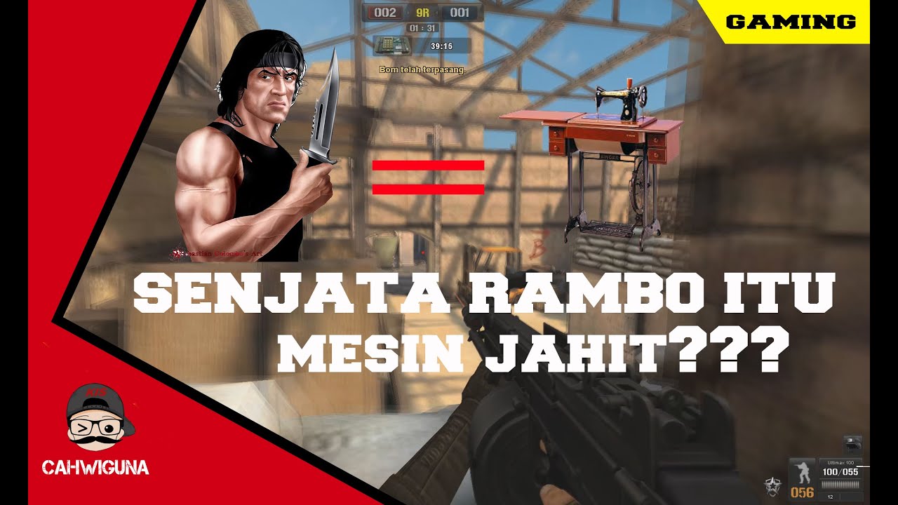 SENJATA RAMBO = MESIN JAHIT ?? - Point Blank Garena Indonesia - YouTube