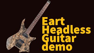 EART  Guitar W2 Headless guitar, review and demo. W2
