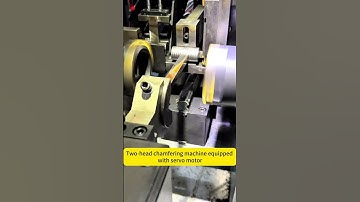 Super cost saving! Automatic double head chamfering machine