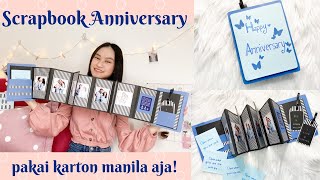 CARA MEMBUAT SCRAPBOOK ANNIVERSARY | SCRAPBOOK ALBUM | SCRAPBOOK SIMPLE UNTUK COWOK