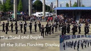 The Band And Bugles Of The Rifles Marching Display - Army Wales Festival Of Music