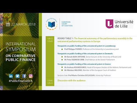 International symposium on Comparative Public Finance: First part, round table 1