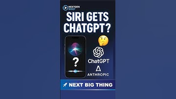 “Apple May ~ Outsource Siri AI! ChatGPT or Claude Inside iPhone? 🤯” #technews
