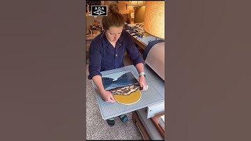 Hand Crafted block prints By Artist Sarah Finger #shorts #printmaking