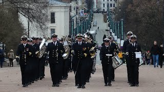 Changing The Guard Oslo - The Royal Norwegian Navy Band 13Th April 2023