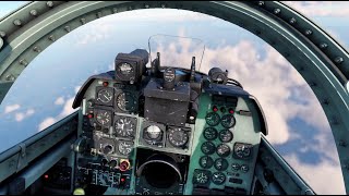 Вылет на Mitsubishi T-2 в VR шлеме в War Thunder. СБ режим.