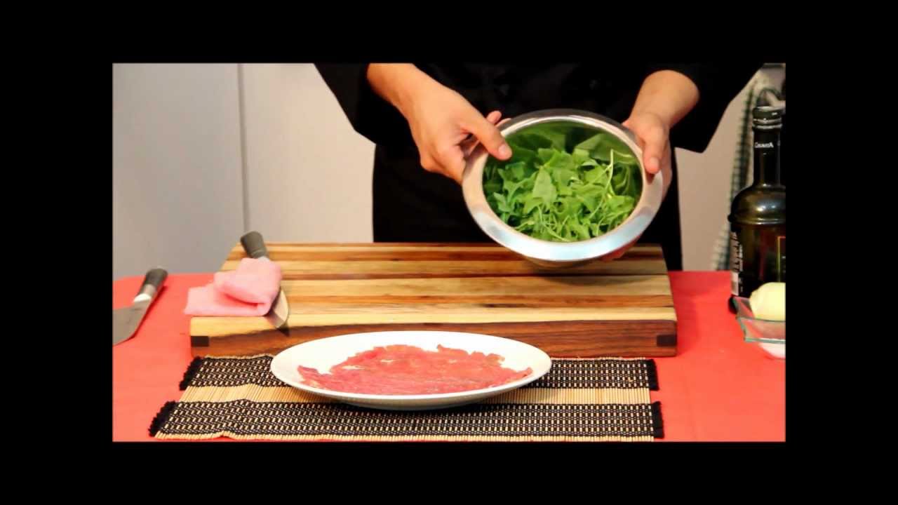 מתכון לקרפצ'יו סינטה של השף אלעד שוקר