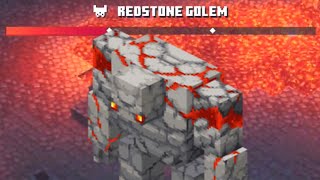 Minecraft Dungeons - Redstone Golem Boss Fight