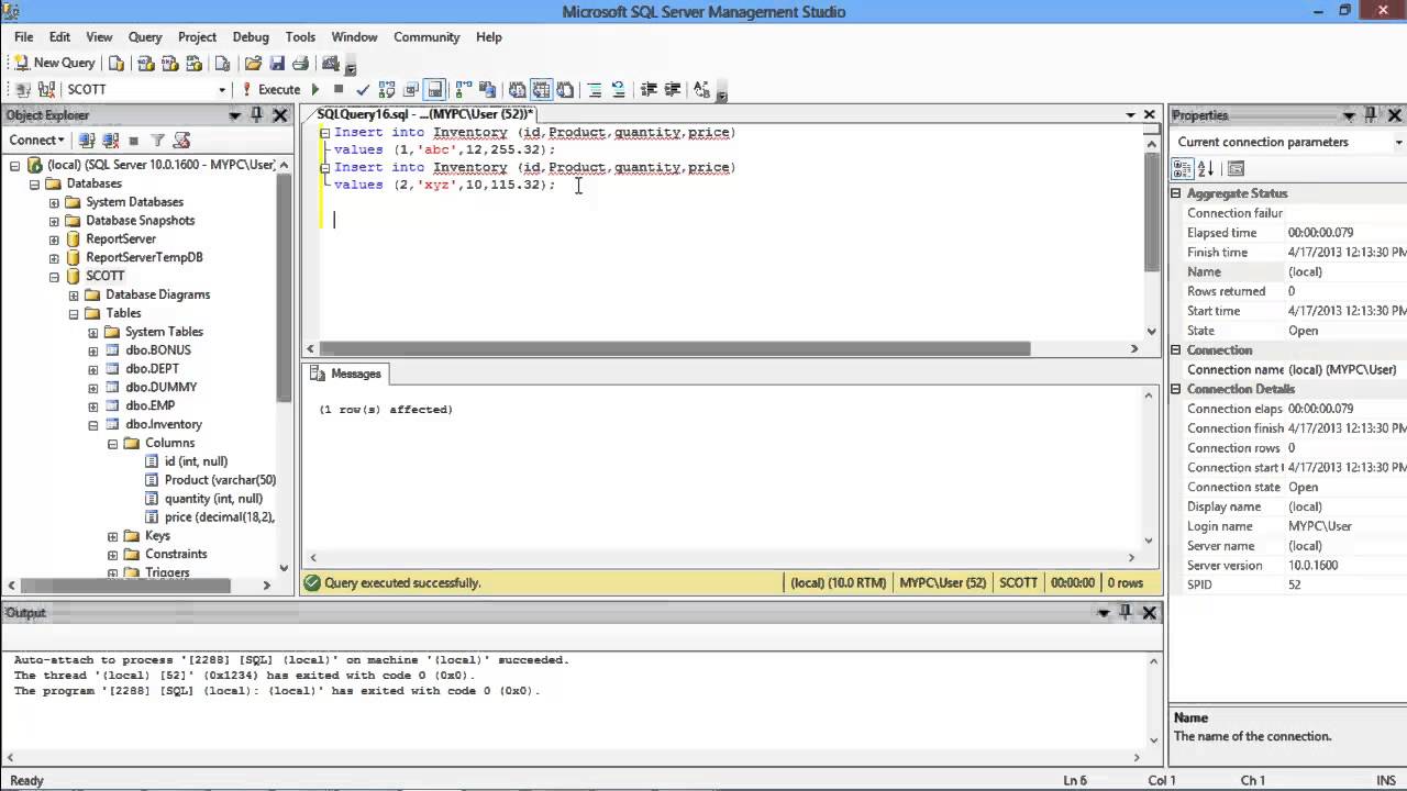 How To Insert Into Table In Sql You