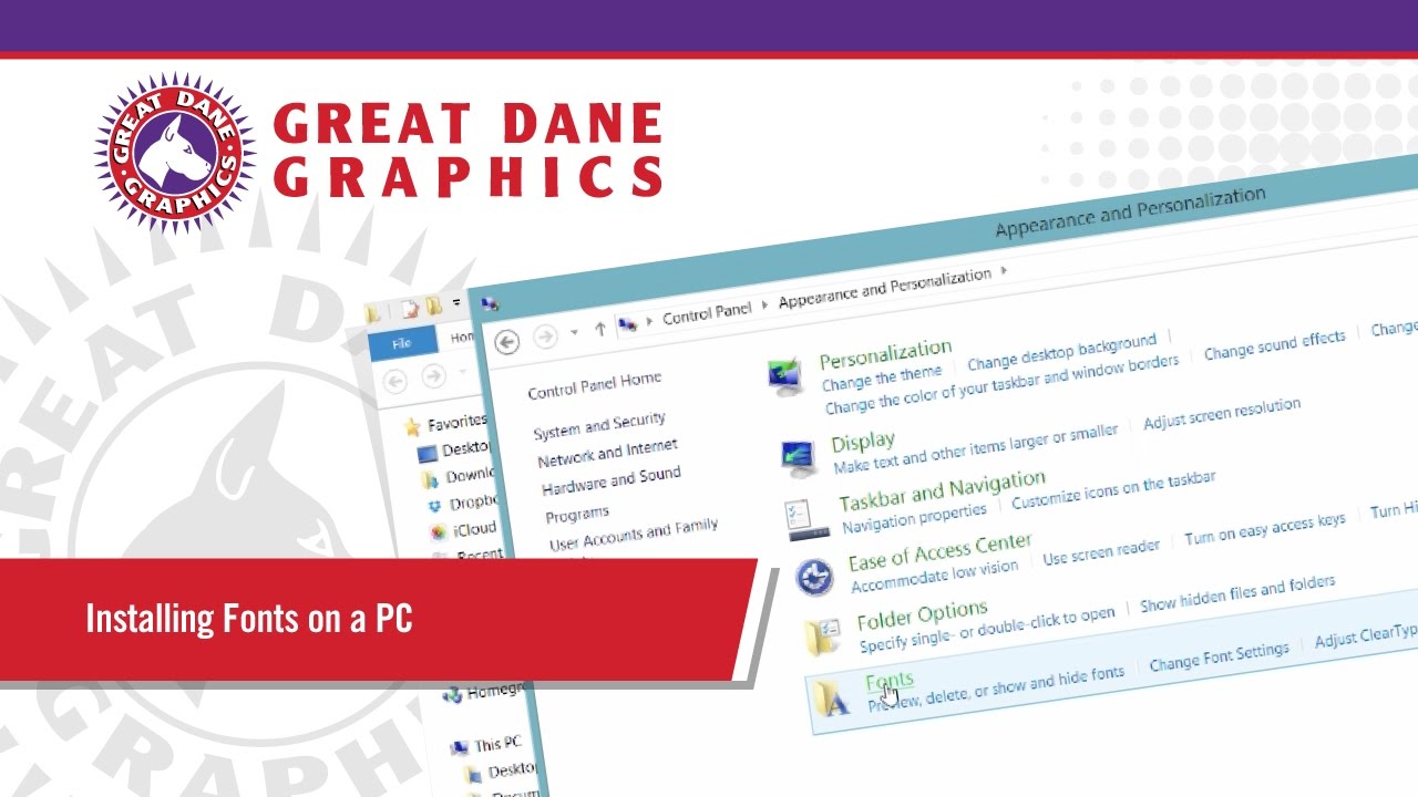 How to Install Fonts - PC Edition - YouTube